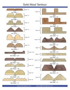 Surfacing Solution Solid Wood Tambour Panels Profile Sheet 1 - Fluted wood wall panels