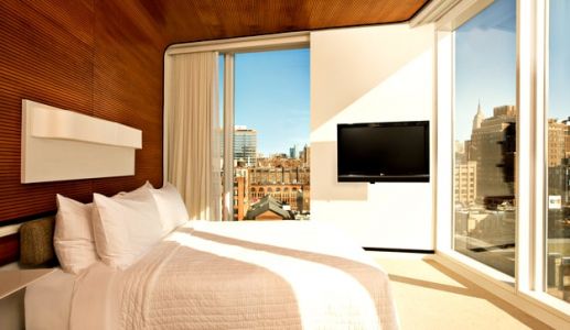 Our Maple Veneer - Wall to Ceiling- Standard Hotel Highline maple veneer tambour wall paneling standard hotel highlinee