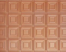 Copper 204 2'x4' faux tin ceiling tile Faux tin DIY ceiling tile