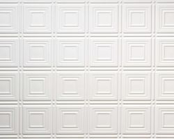 White 204 2'x4' faux tin ceiling tile faux tin diy ceiling tile