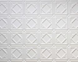 White 207 2'x4' faux tin ceiling tile White 207 2'x4' faux tin ceiling tile