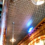 209 Bronze - Easily glue up, better acoustic value than traditional tin! Faux tin ceiling tile 209 brass