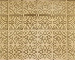 Pattern# 209 2'x4' faux tin ceiling tile in brass faux tin ceiling tile in brass