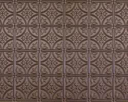 Bronze faux tin ceiling tile in pattern 209 faux tin ceiling tile in bronze