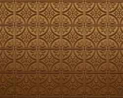 Fused bronze 209 2'x4' faux tin ceiling tile Faux tin DIY ceiling tile fused bronze