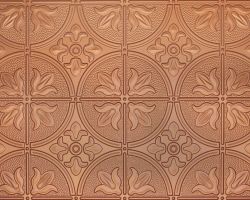 Copper #309 2'x4' faux tin ceiling tile decorative-faux-tin-ceiling copper