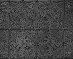 Matte Black #309 2'x4' faux tin ceiling tile black decorative-faux-tin-ceiling