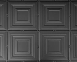 Matte Black #320 2'x4' faux tin ceiling tile decorative-faux-tin-ceiling black ceiling