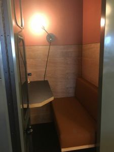 Our 331 maple veneer tambour with a natural finish - London WeWork 331 flexible maple wall panels