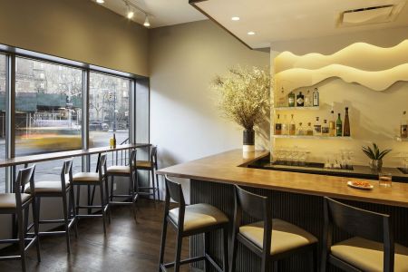 2/20/17 New York, NY. TAVO restaurant for Revamp and PHT Lighting Design.